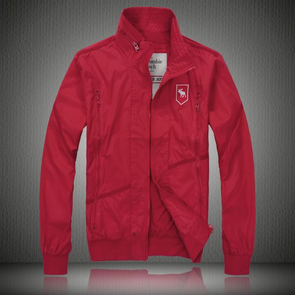 Veste Abercrombie & Fitch Rouge Homme en Soldes